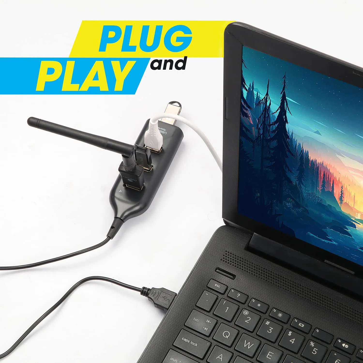 Zebronics Zeb-90HB 4 Port 2.0 USB HUB view 5